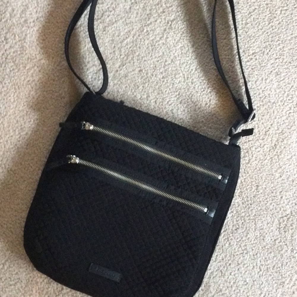 Vera Bradley crossbody black handbag
